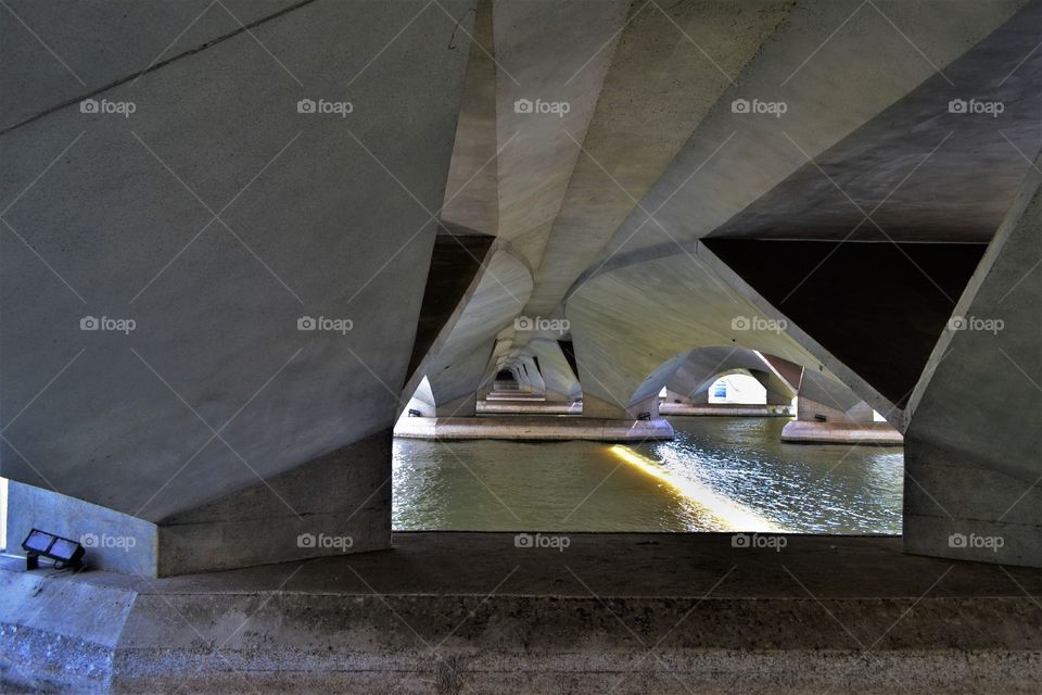 Under the bridge
