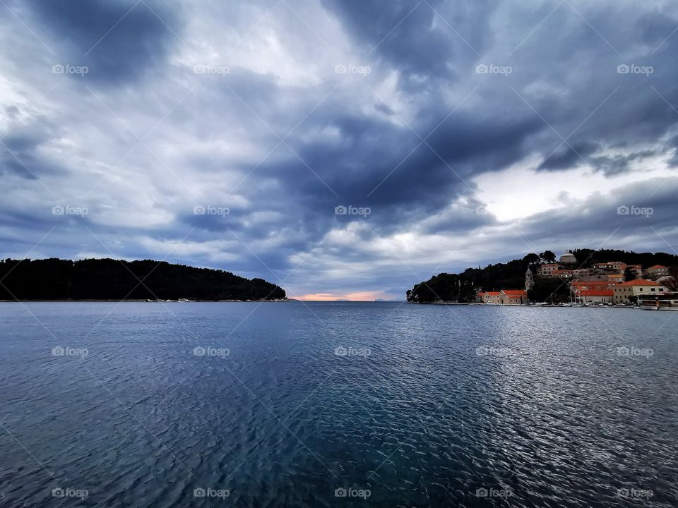 Cavtat before rain