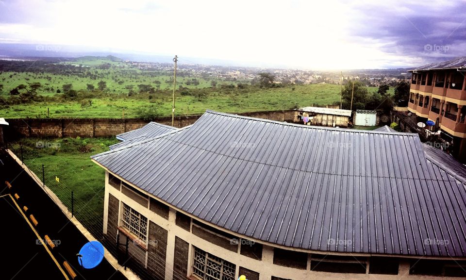Panoramic view of Nakuru