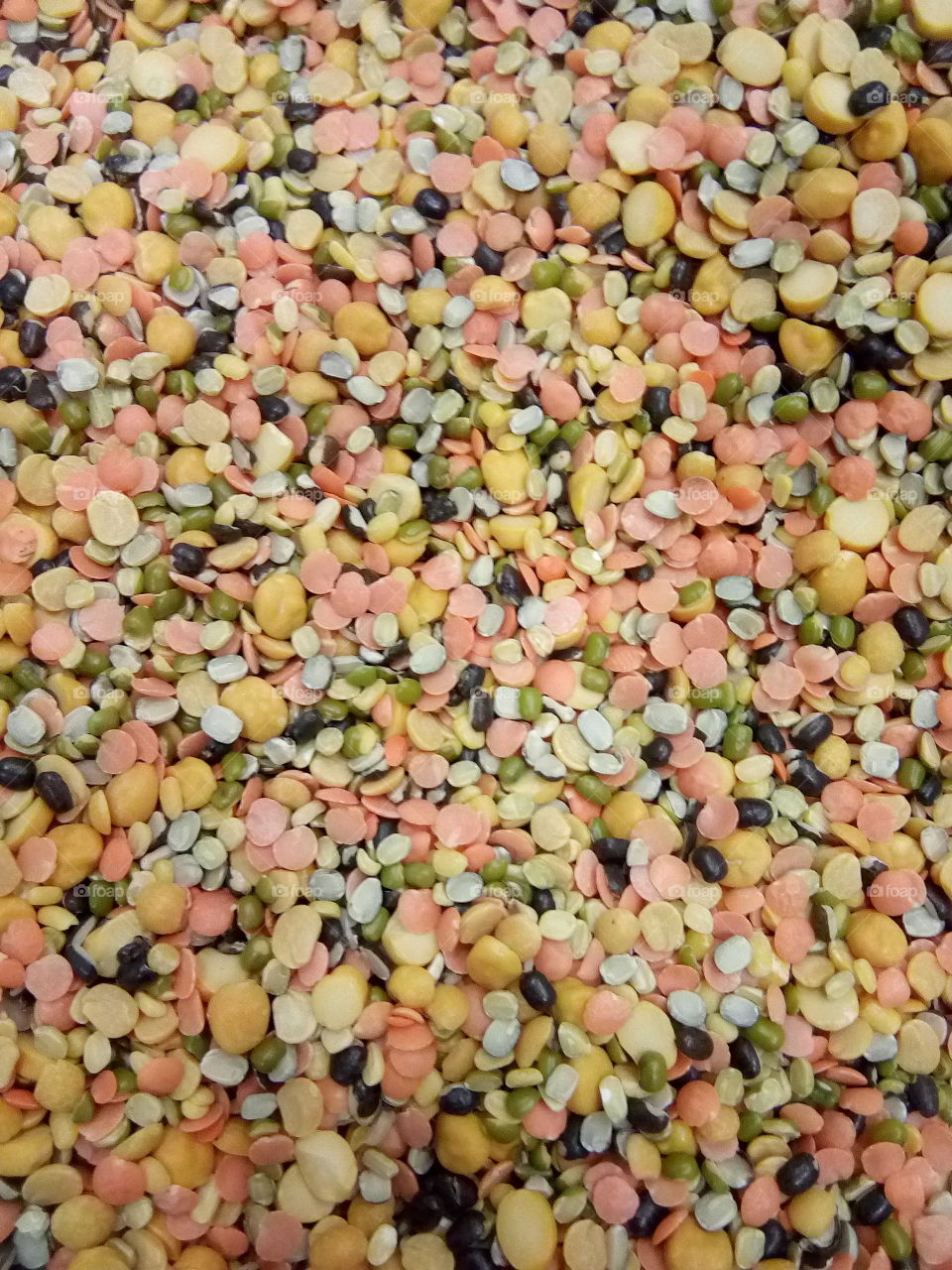 Mixing different lentils (mix dal)- a very tasty dish.