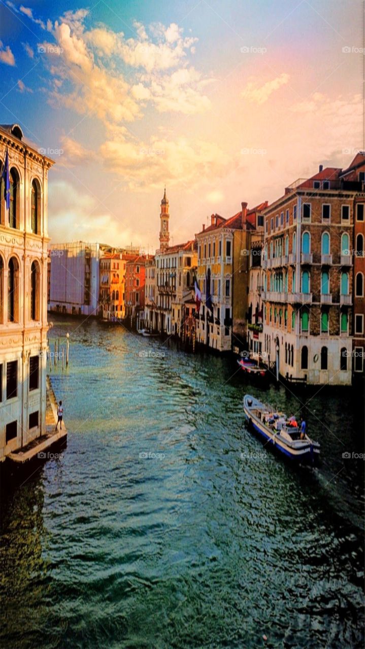 sunrise in Venice Italy