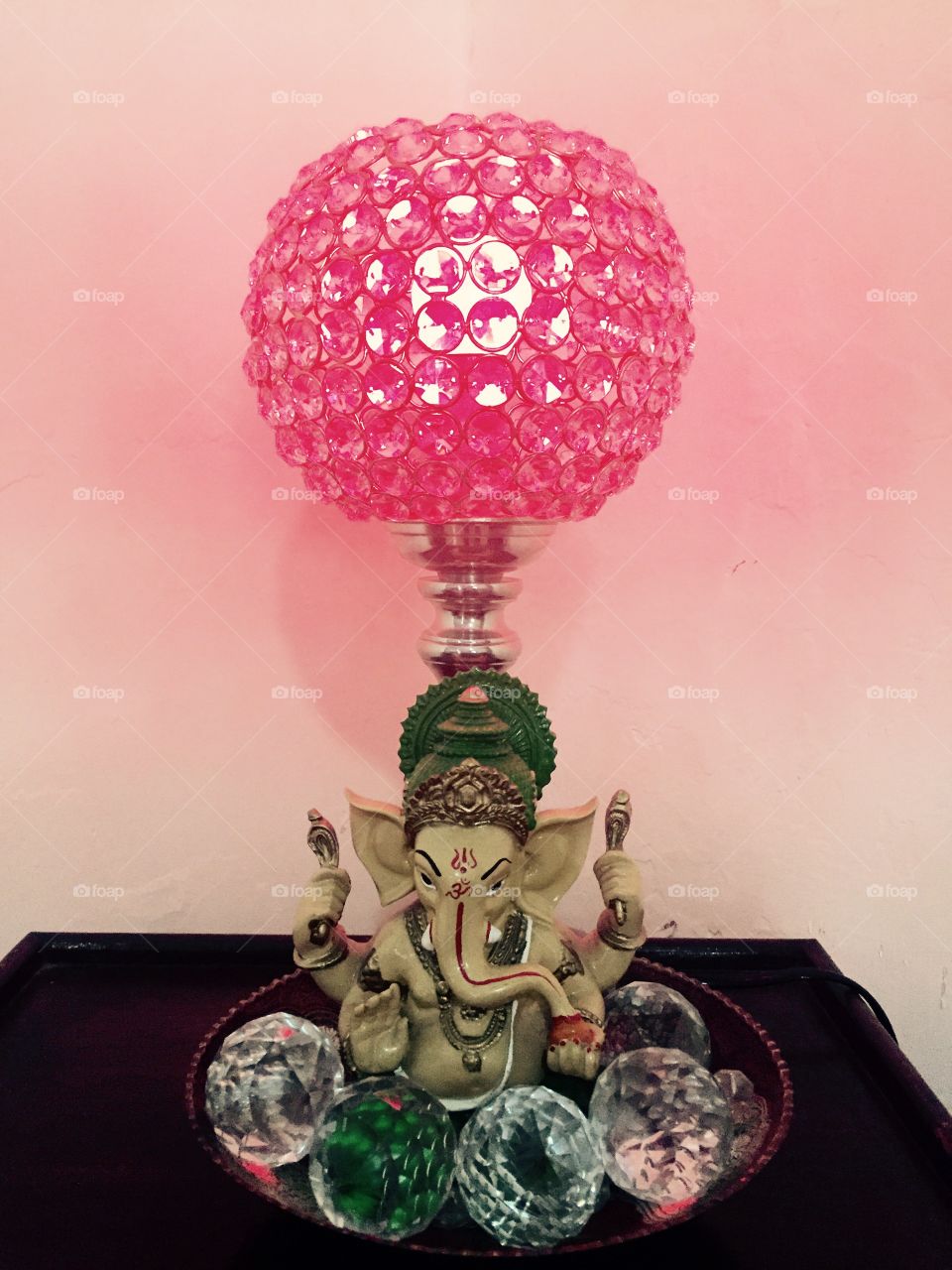 lighted Ganesha