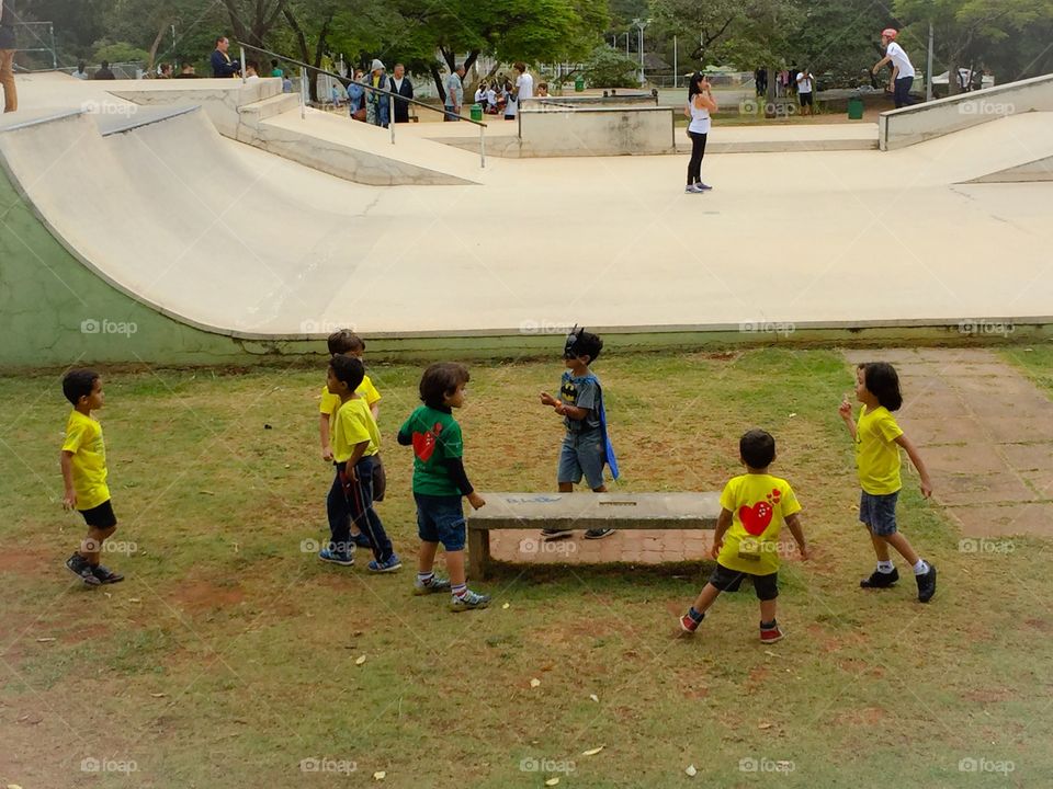 Kids playing