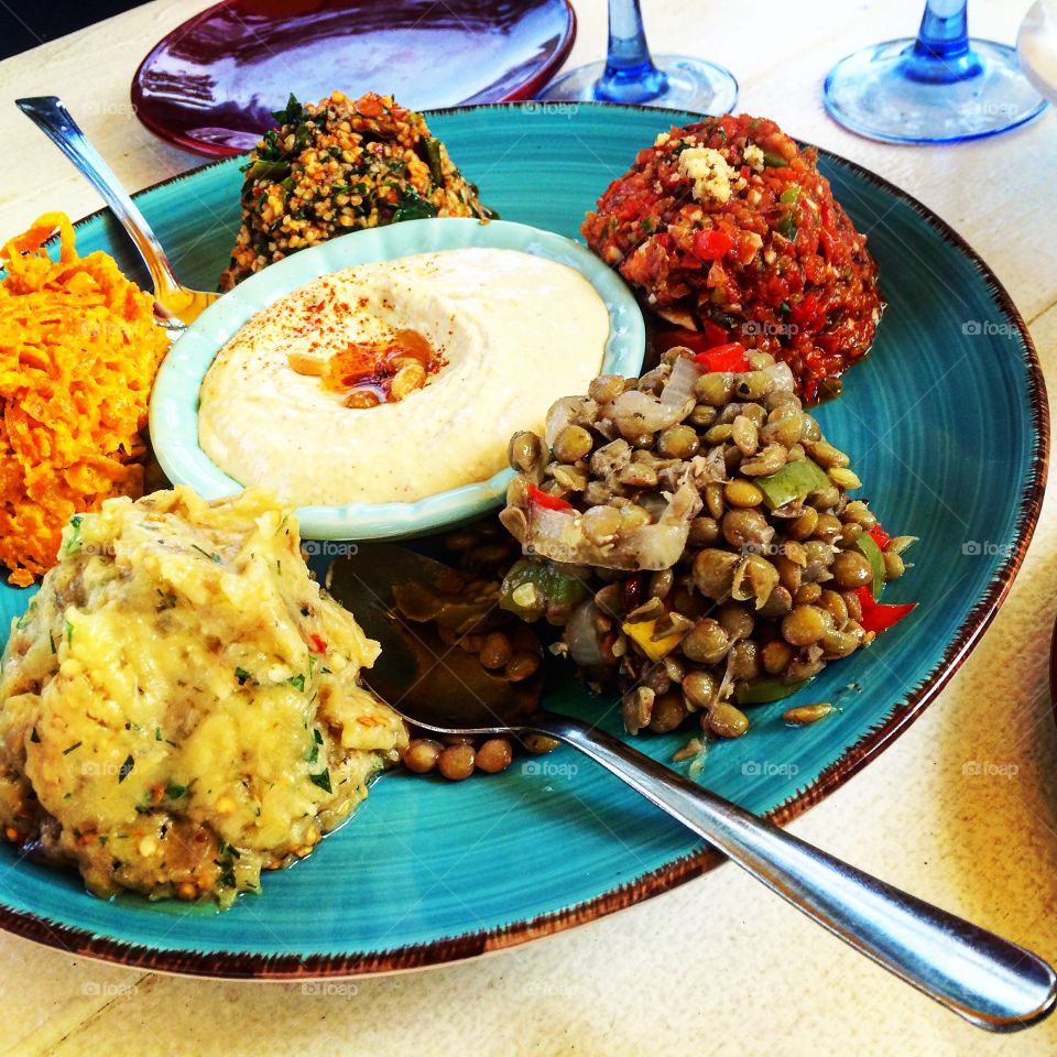 Appetizer Sampler. Turkish deliciousness 