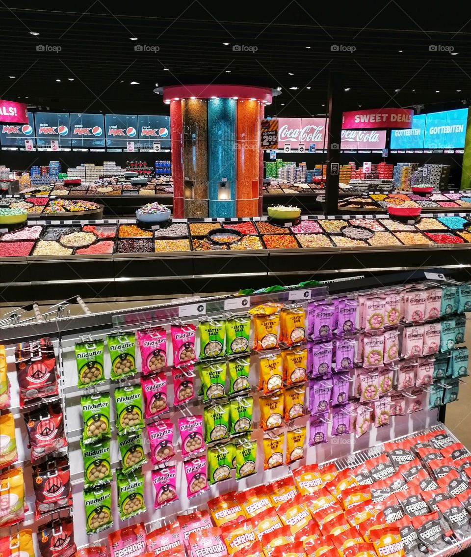 Candy store with huge selections