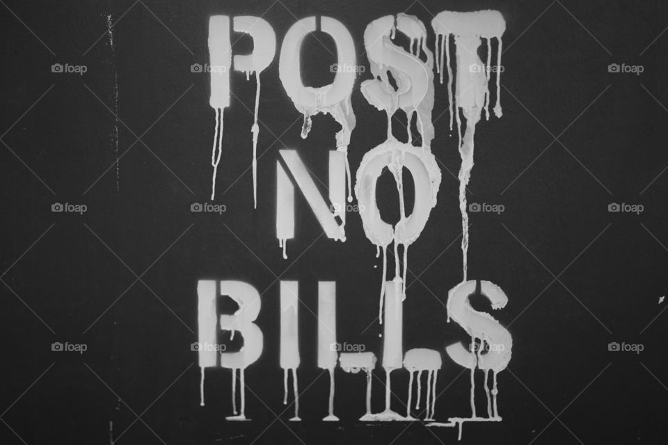Post No Bills 