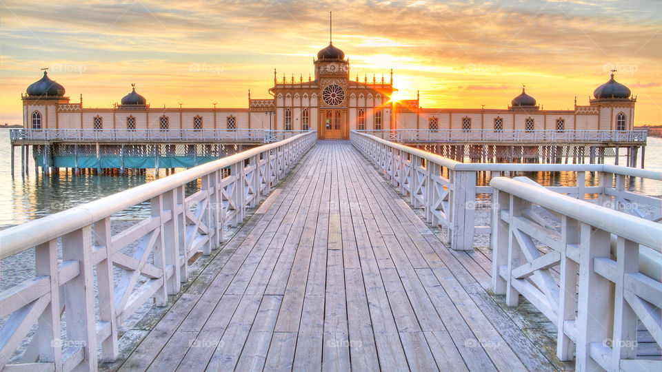 Cold bath house, City of Varberg, Sweden