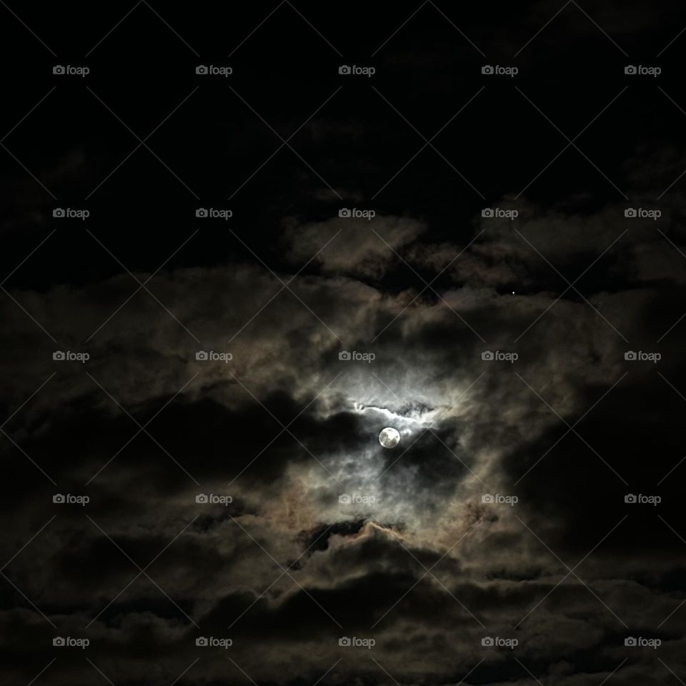 Moonlight on dark nights 