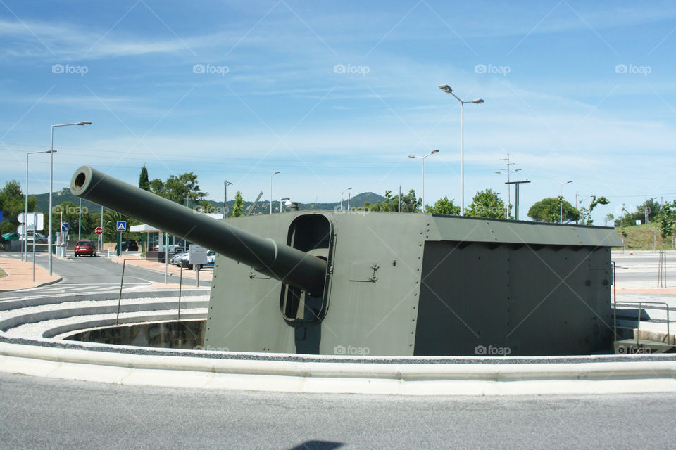 monument gun cannon world war 11 by chris220252