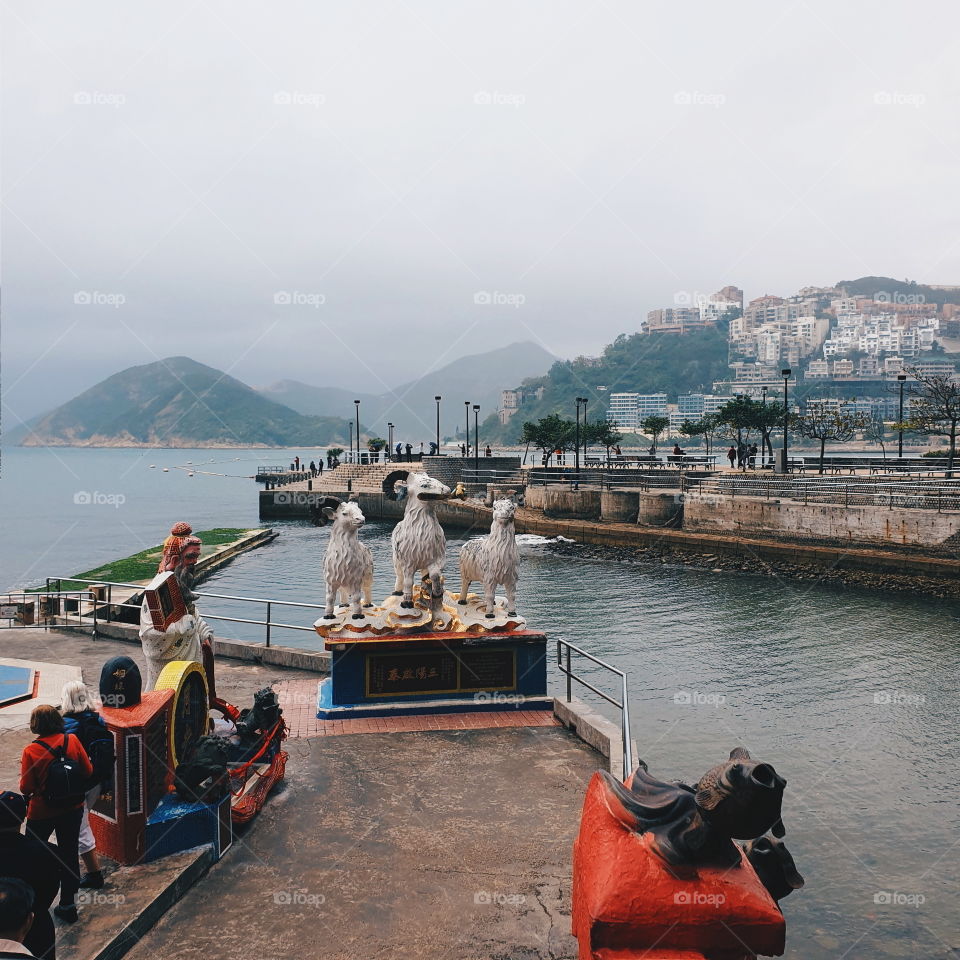 Tin Hau Temple Repulse Bay in Hongkong