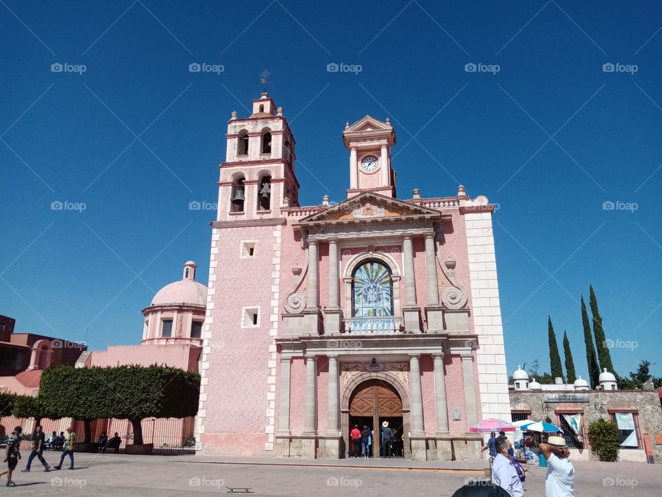 Church in Tequisquiapan, Querétaro