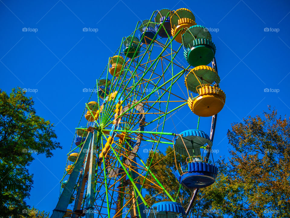 Ferris wheel in the sky