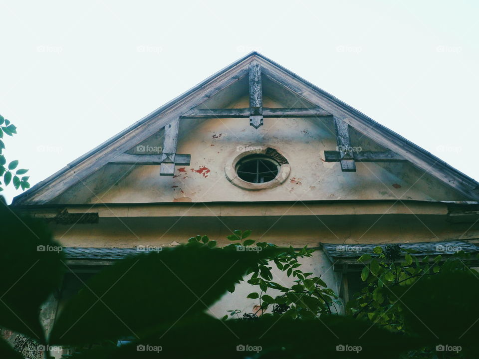 old abandoned building in Zhytomyr region, autumn 2018 (house Tereshchenkov)