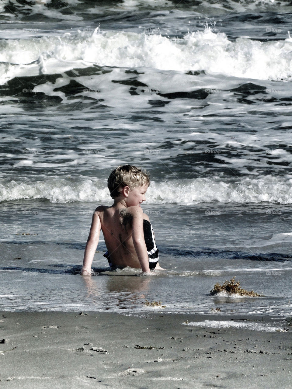 ocean summer child water by phisher1212