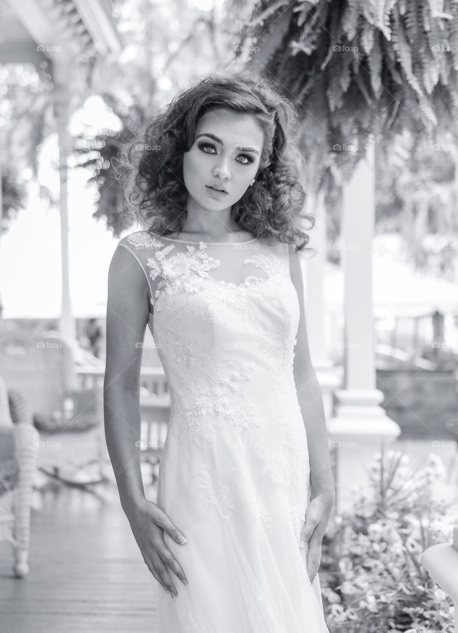 Bride catching the eye