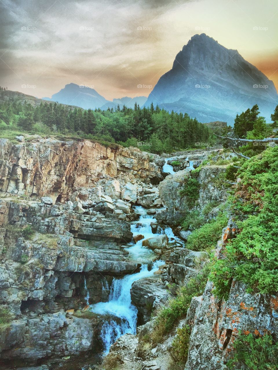 Glacier national park - stunning view