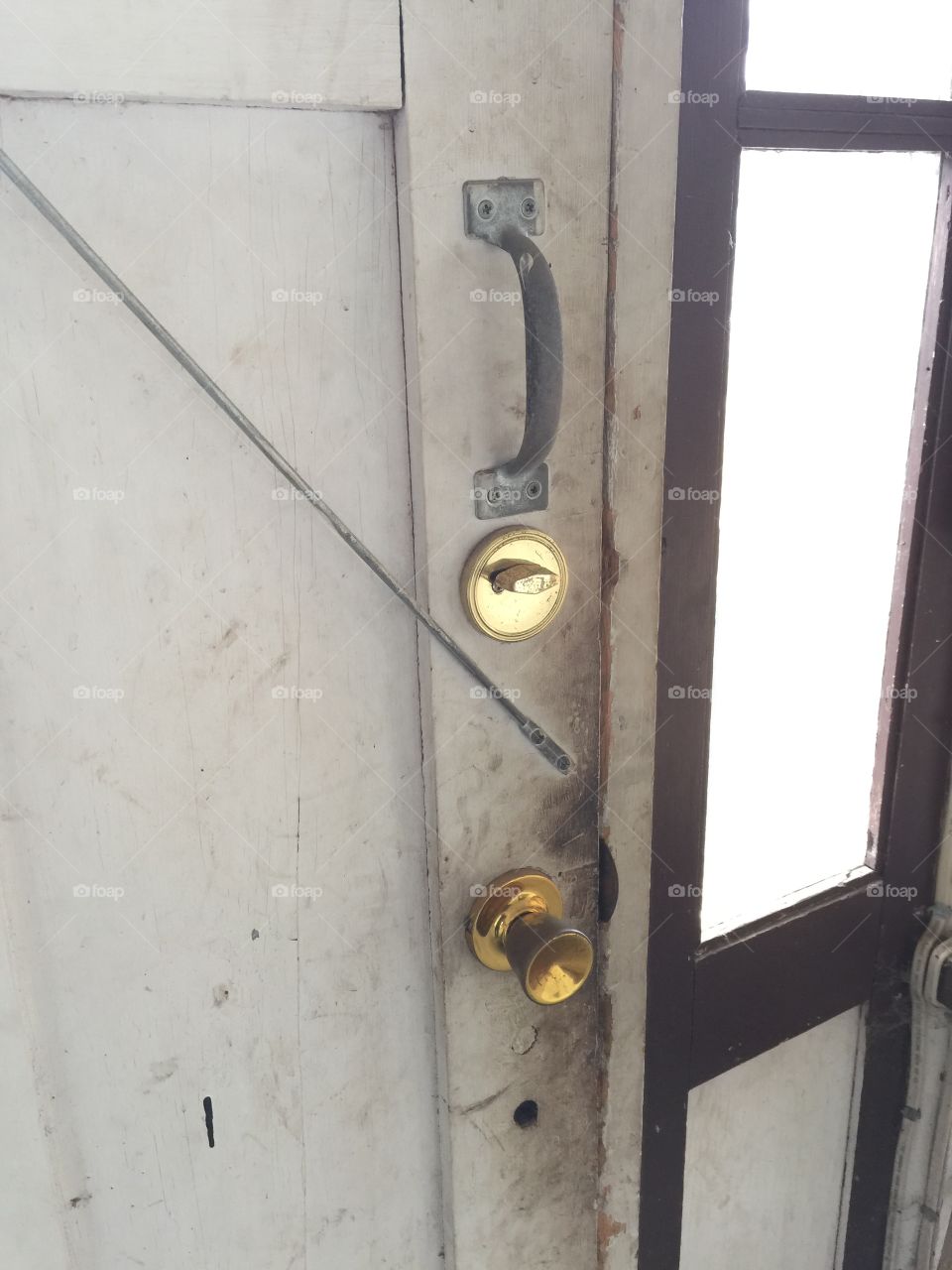 Door, Lock, No Person, Iron, Steel