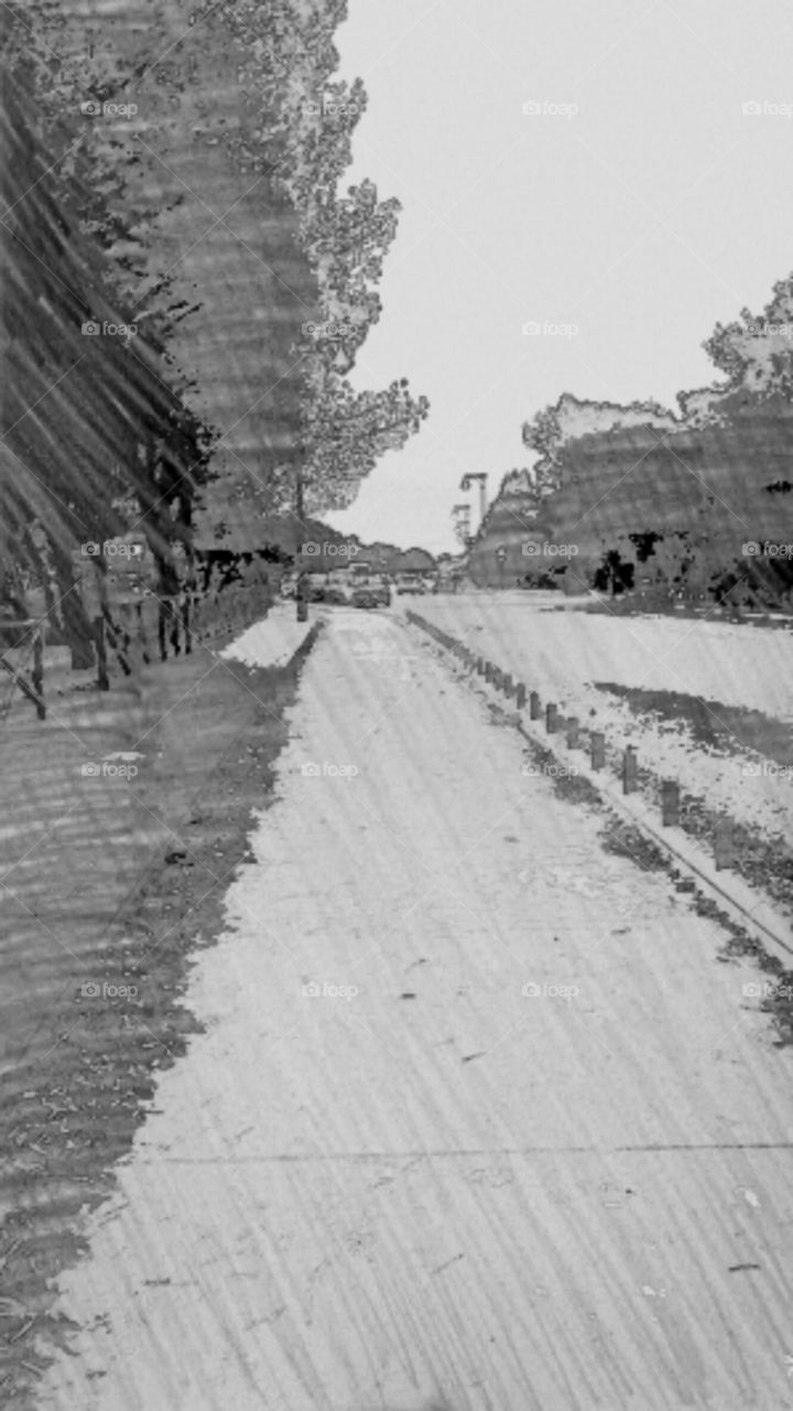 Draw of Rroccella, Calabria, Italy.