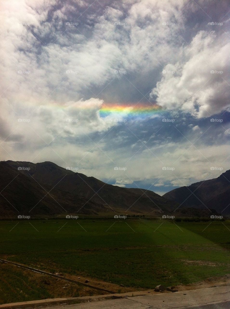 Rainbow in Himalayas