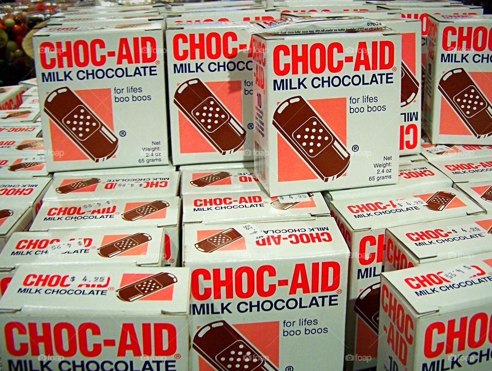 Choc-Aid Chocolate Band-Aids: What Else Could One Possibly Need?