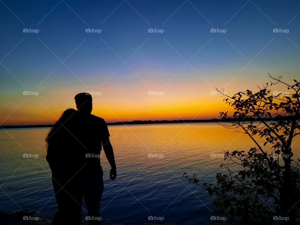 Free time with the favourite person. Beautiful sunset with beautiful weather along with beautiful people. Breathtaking scenery. Breathtaking colours.