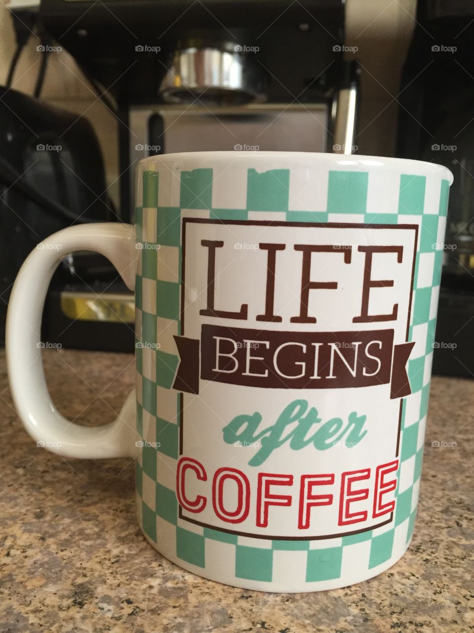 Life begins after coffee