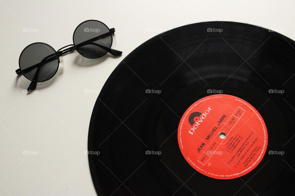 Old gramophone record