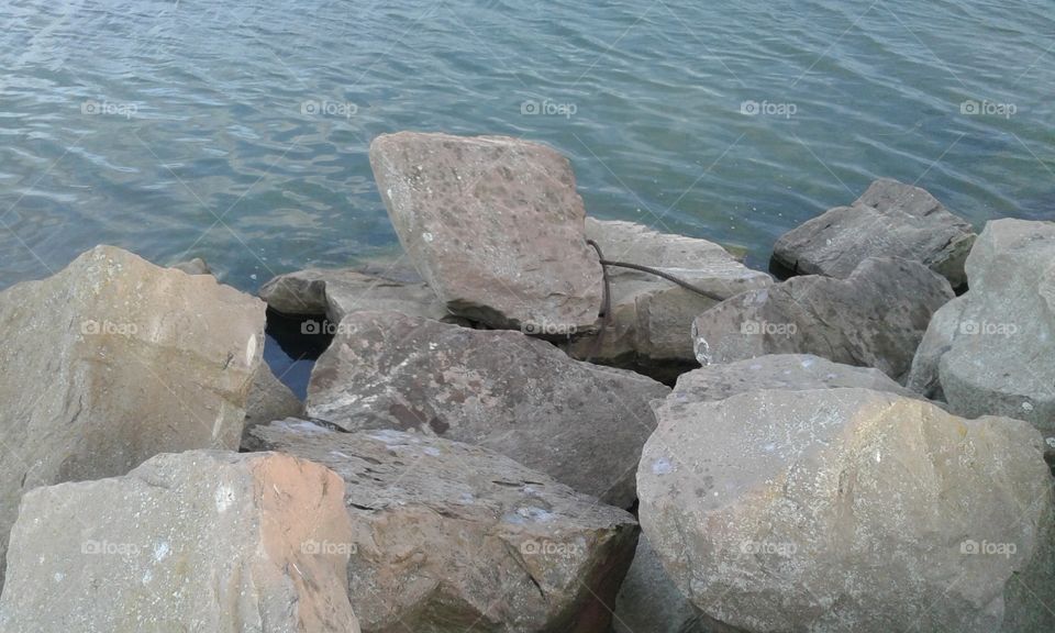 Just something beautiful and powerful being on the rocks