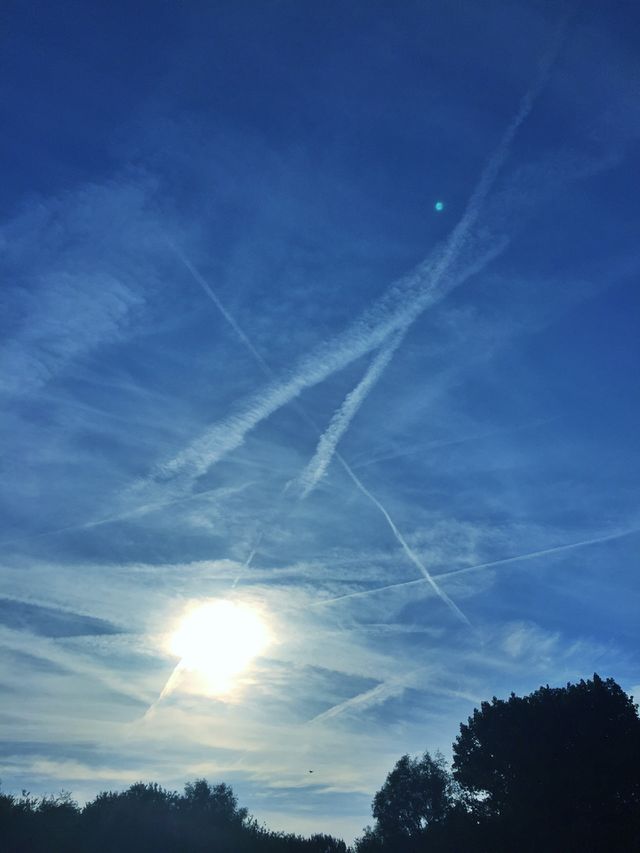 Sunny blue sky 