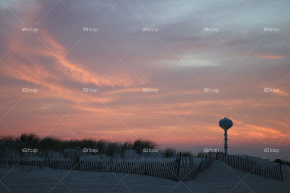 Evening Sky at the beach