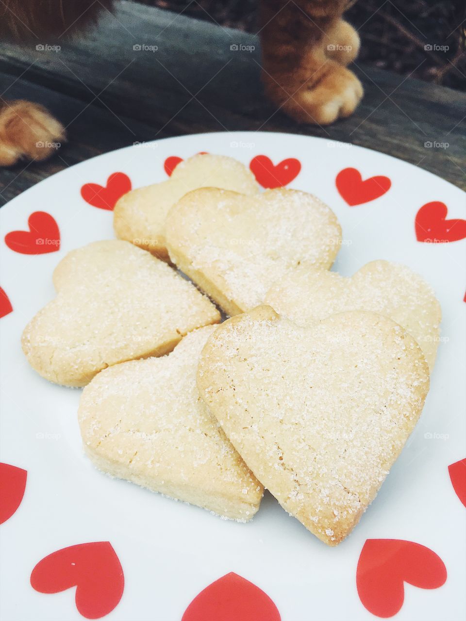 shortbread hearts