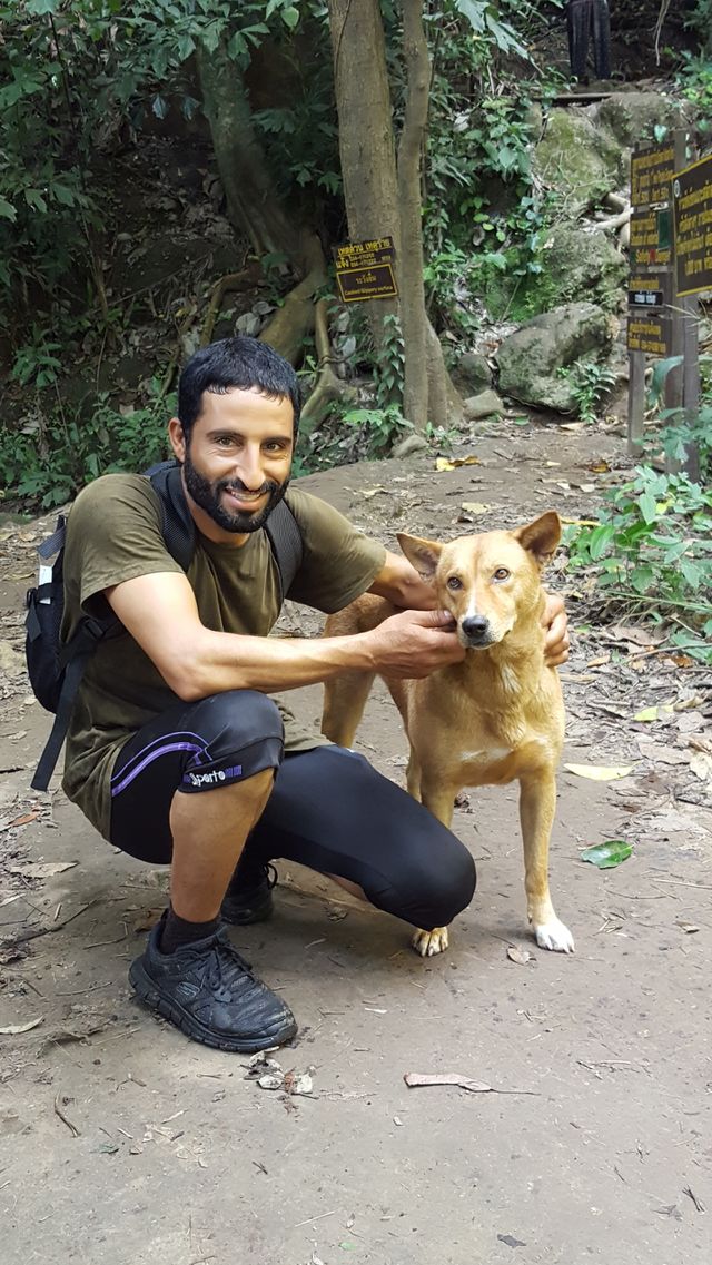 My friend and dog