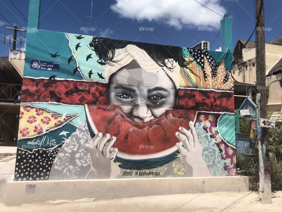 Isla Holbox wall mural