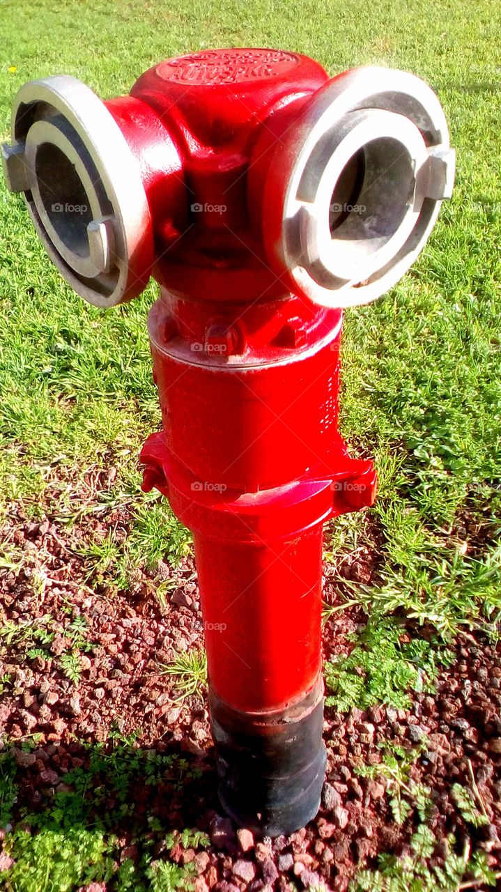 Red pipe fire