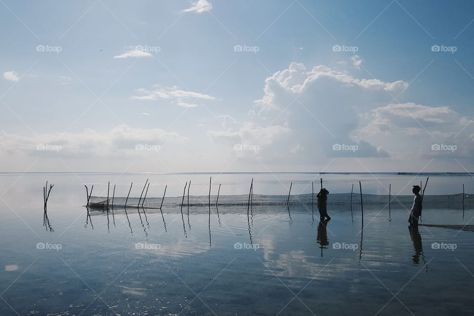 lovers by the water