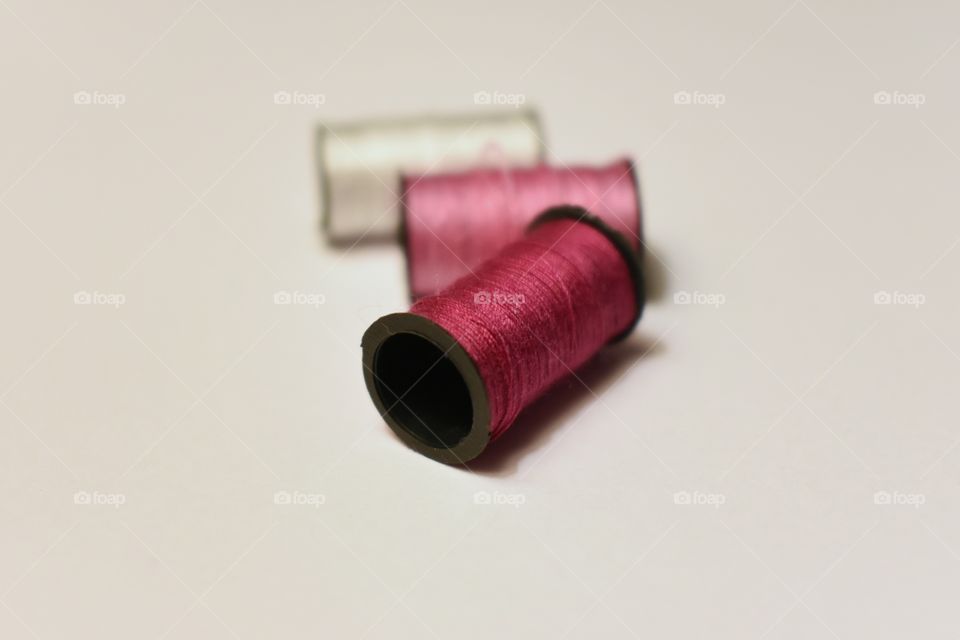 Spools of thread