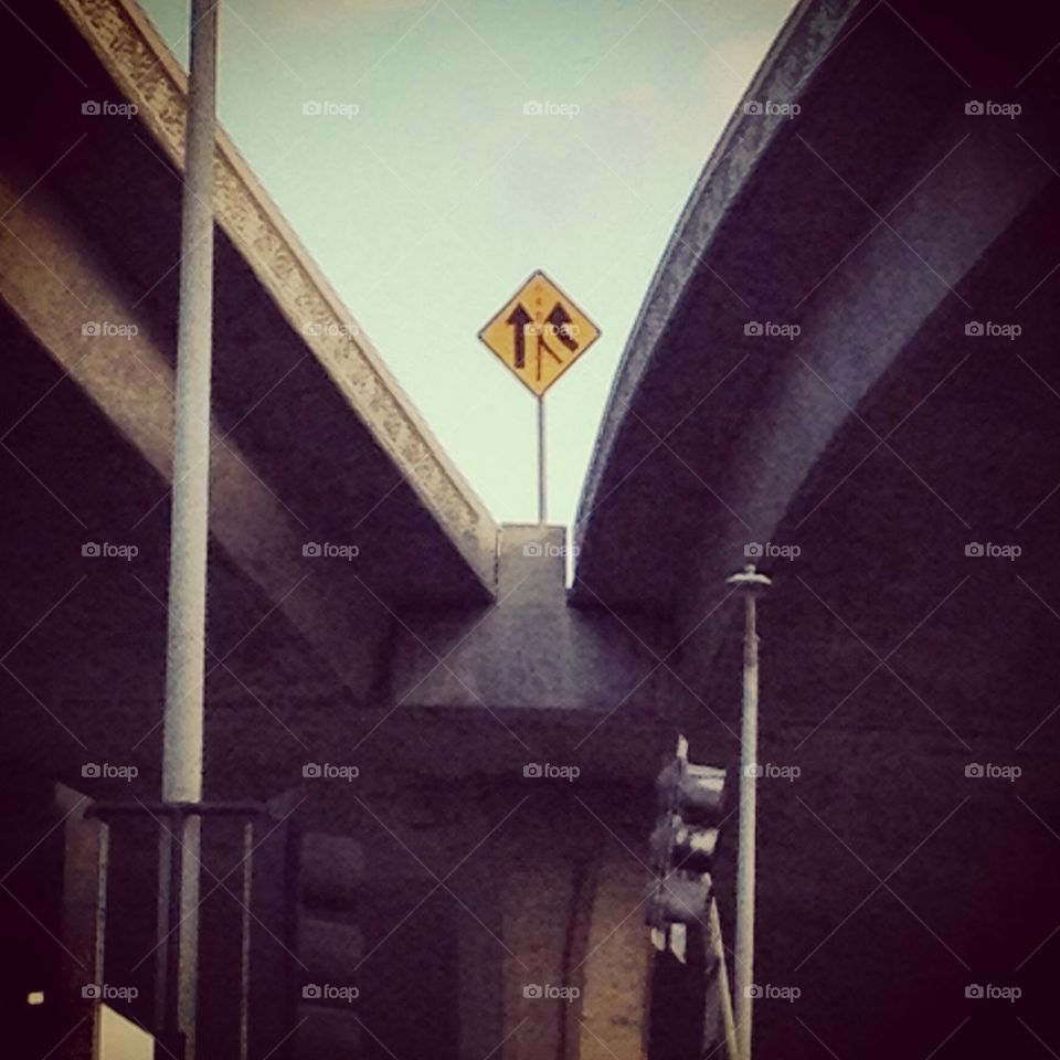 Freeway sign