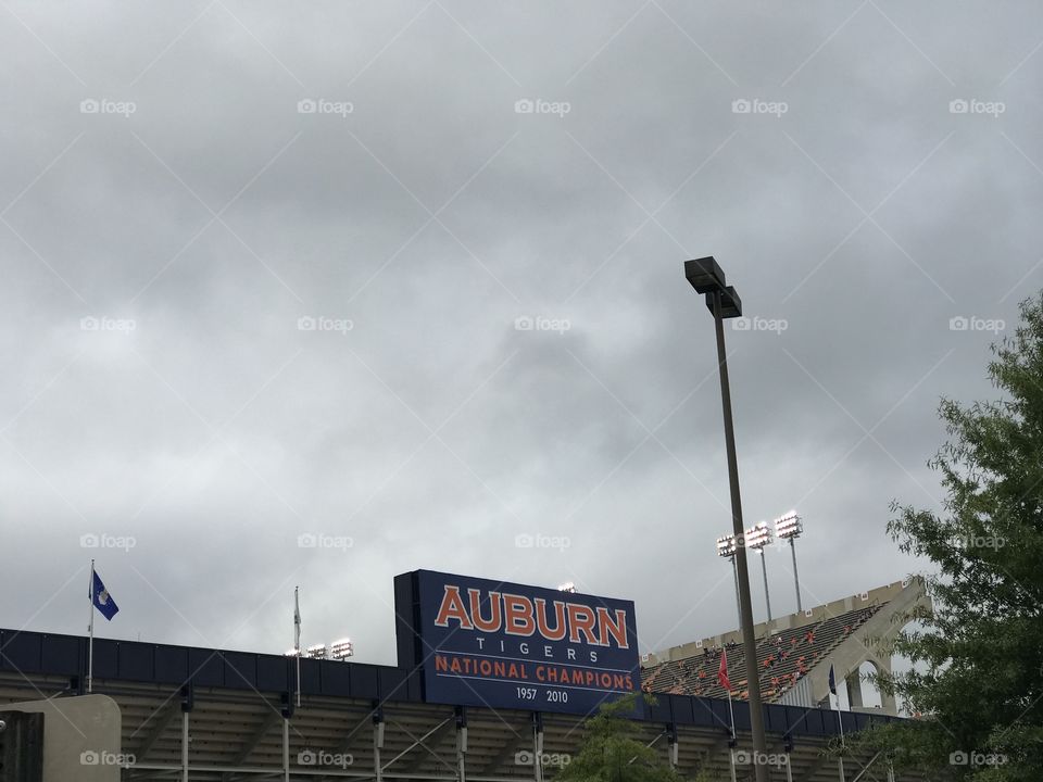 Bryant Denny football stadium in Auburn Alabama