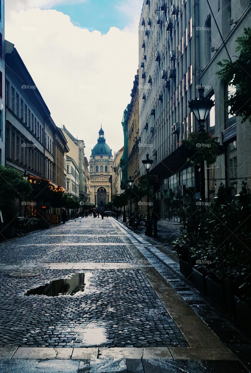 boulevard in Budapest