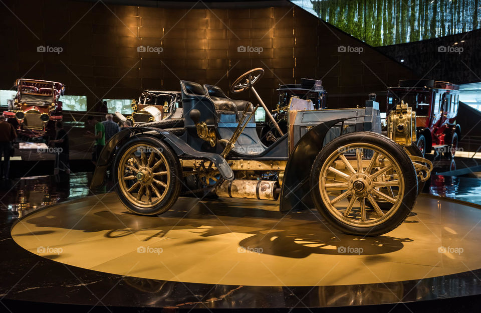 Mercedes-Benz Museum. Museum in Stuttgart, Germany.