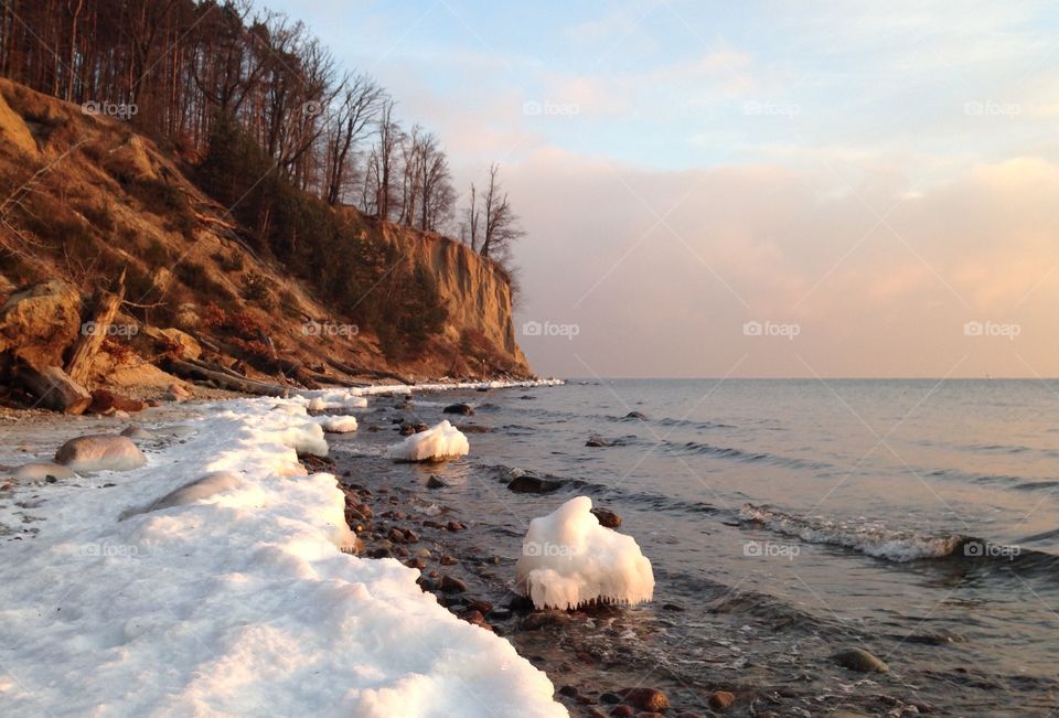 Water, No Person, Winter, Snow, Landscape