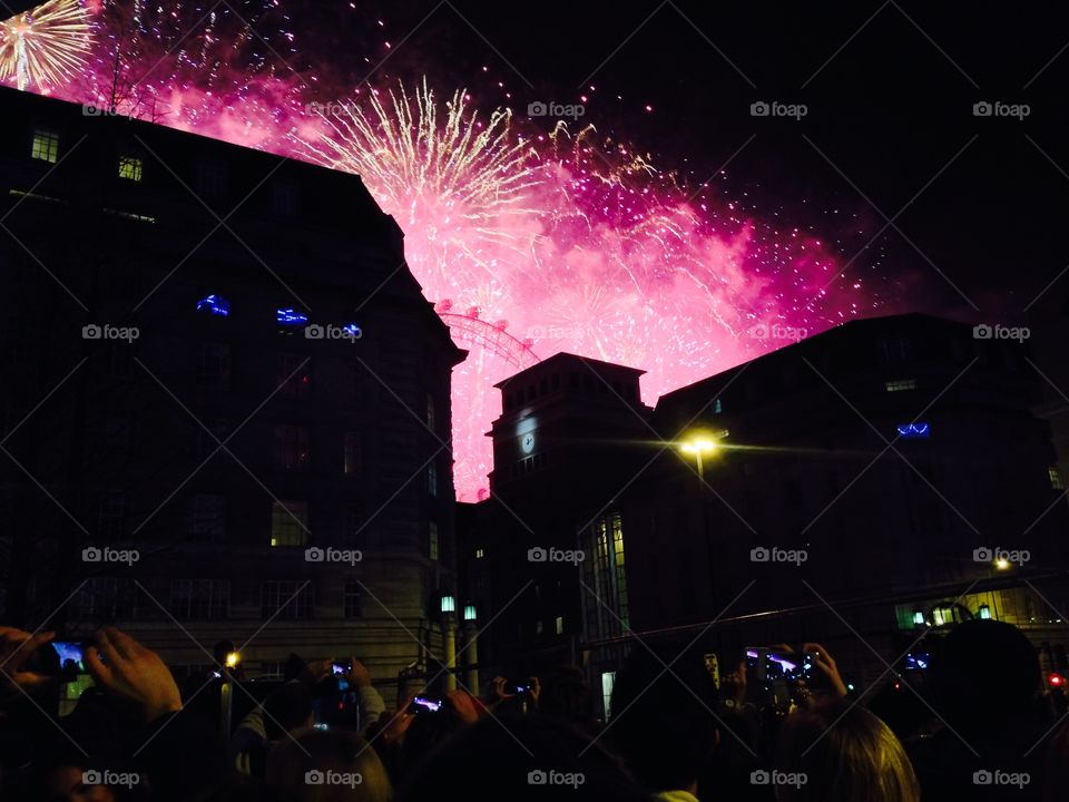 London New Year Fireworks