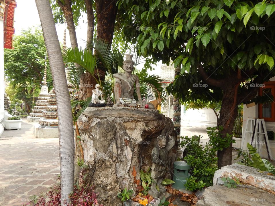 Hermit Doctor. Statue at Wat Pho Bangkok