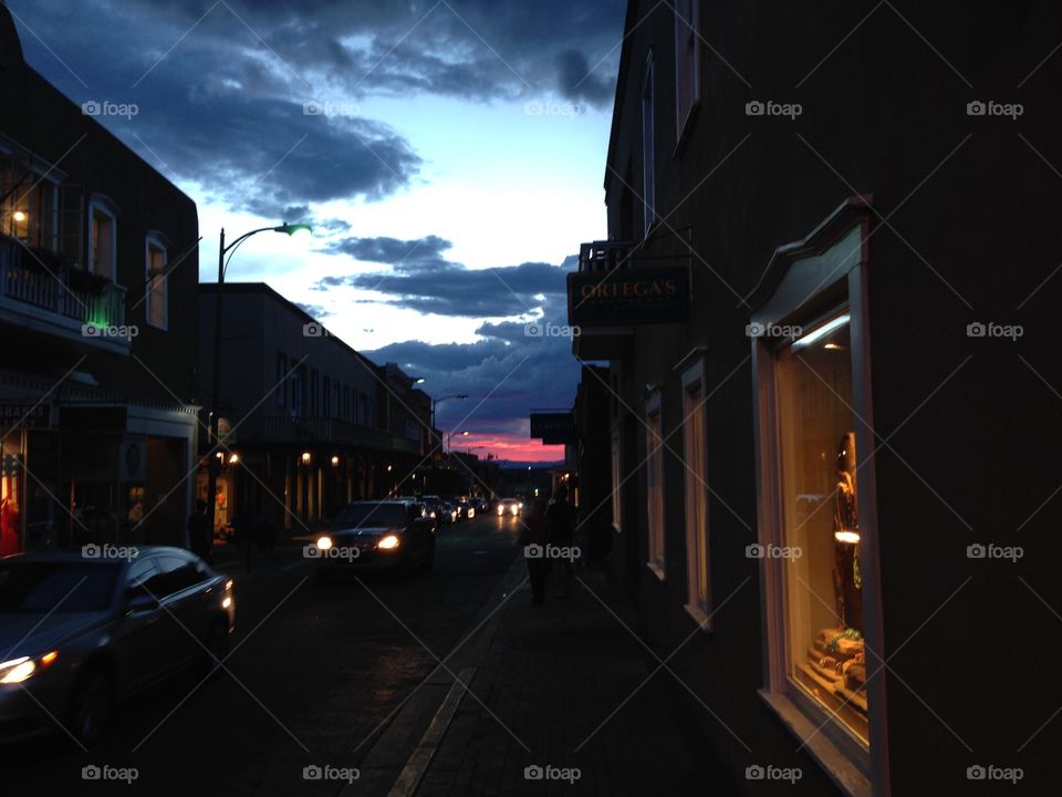 New Mexico Sunset, Santa Fe