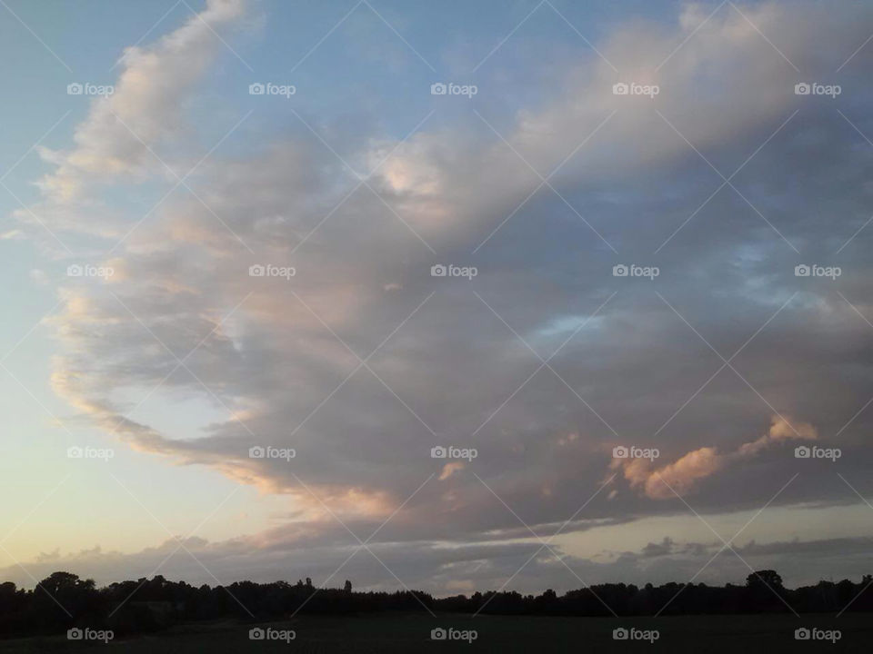 sky nature colors sunset by ashley77