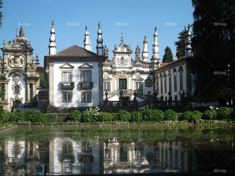 Castle Solar of Mateus in Vila Real in Portugal