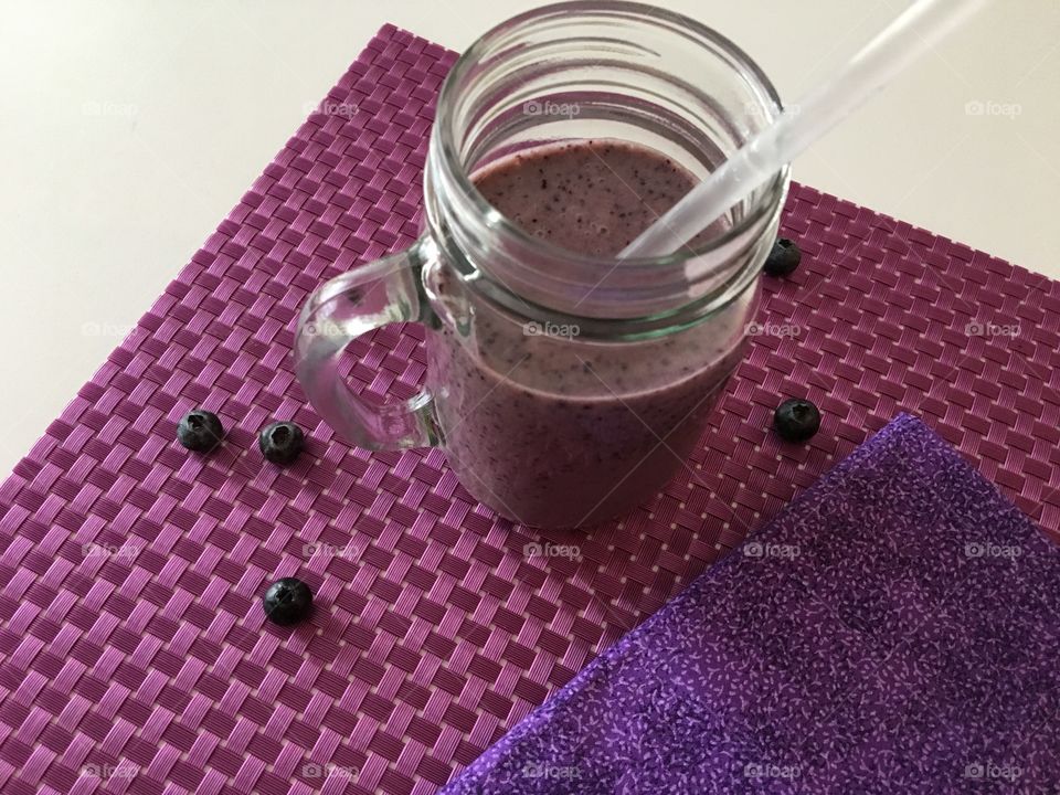 Blueberry Banana Smoothie 