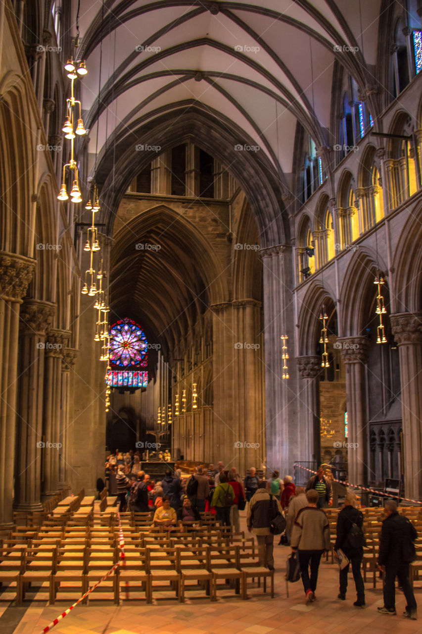 Inside of the Cathedral in Norway