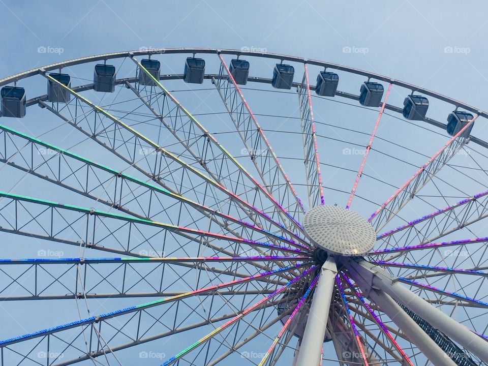Colorful Ferris wheel 