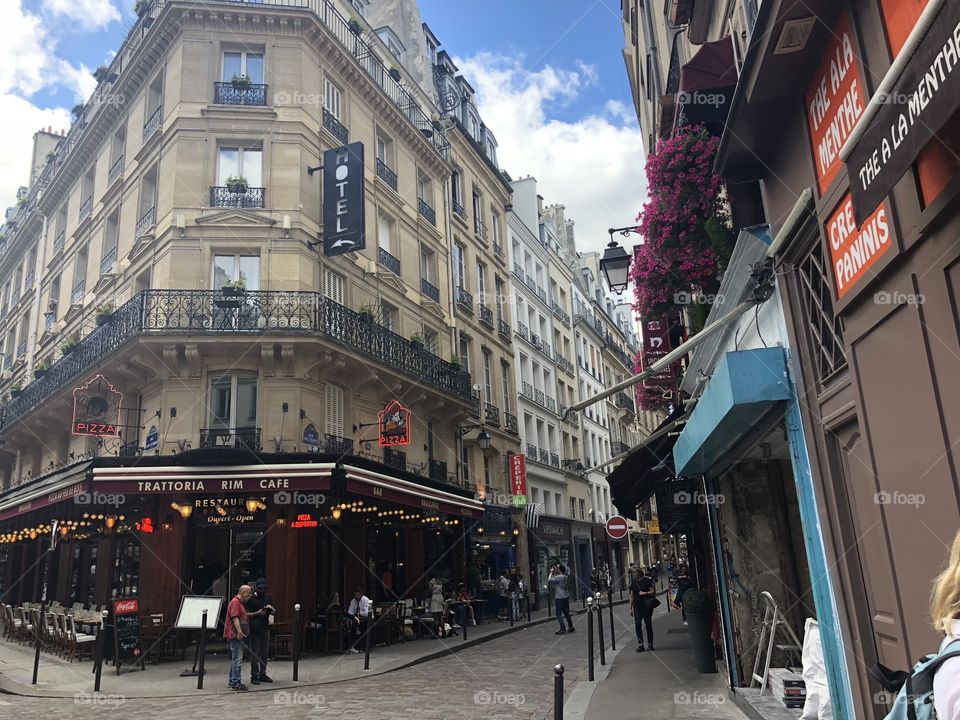 Street of Paris, France 
